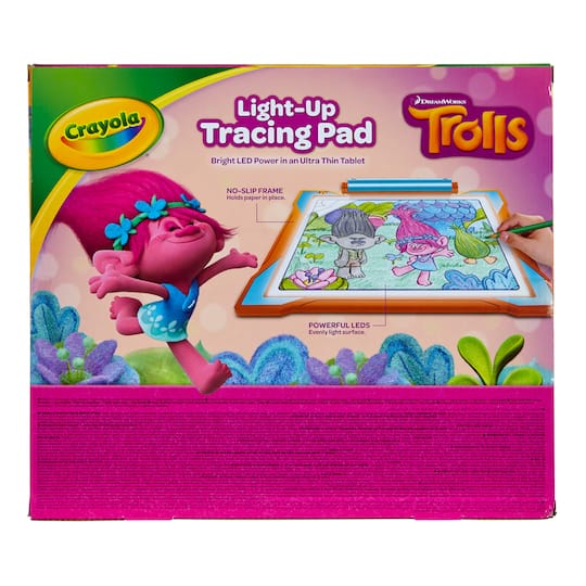 Find the Crayola® Light-Up Tracing Pad, Trolls at Michaels